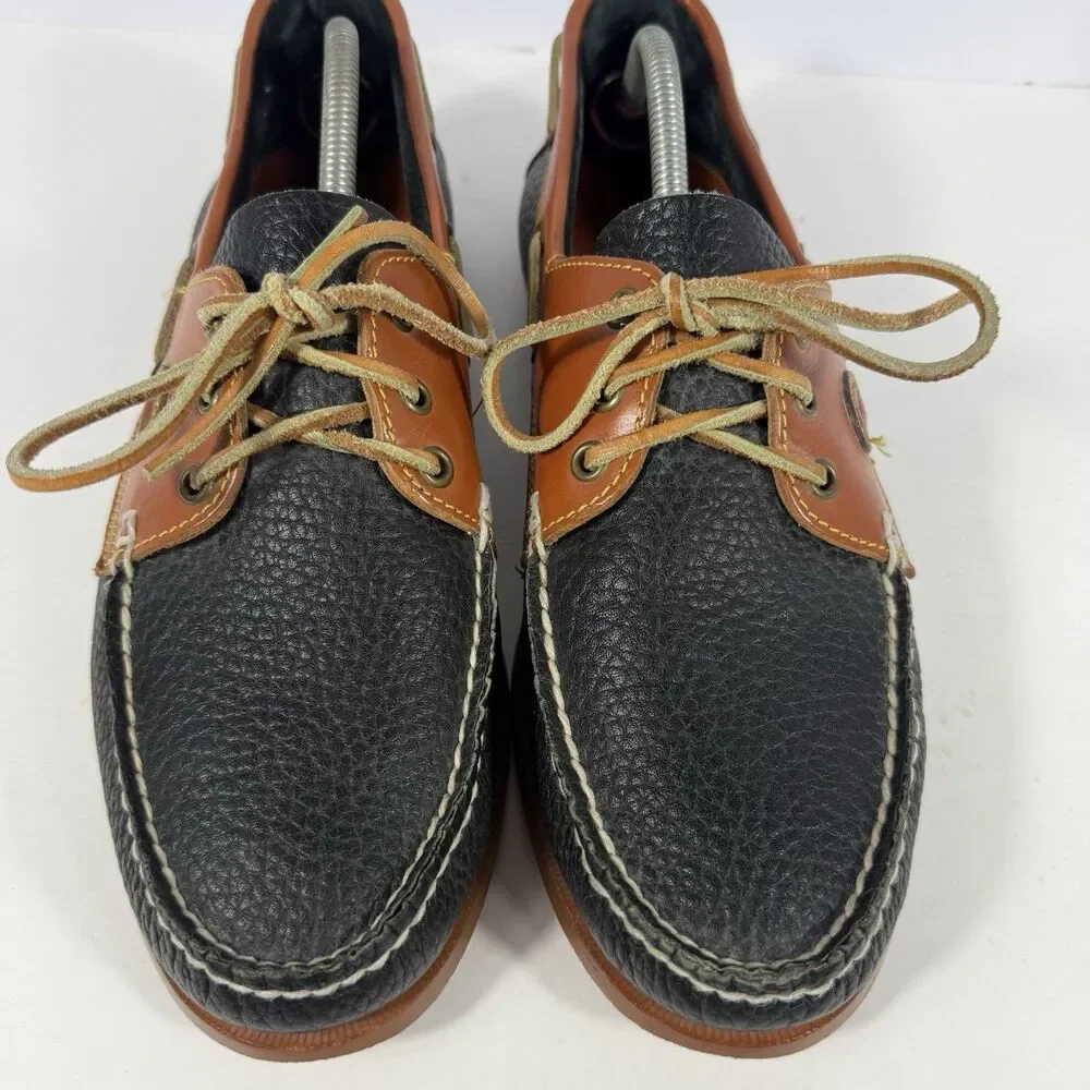 Dooney & Bourke Vintage Regatta Leather Boat Shoes Size 11.5 (?)